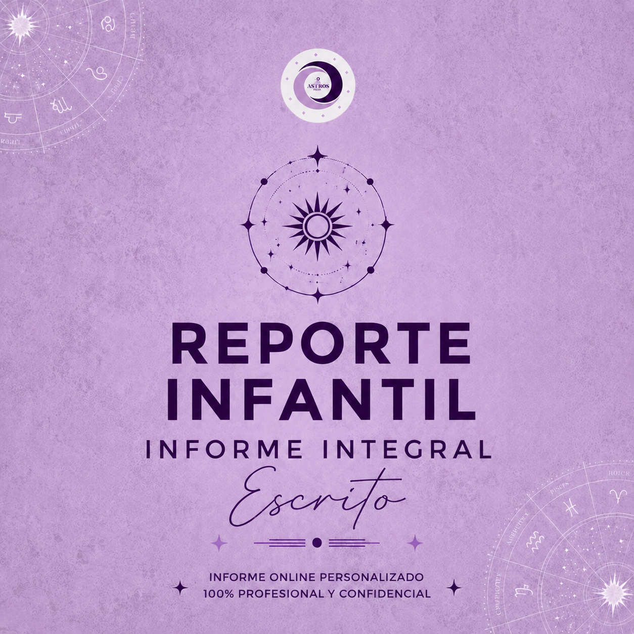Informe Astrológico Integral - Carta Natal Infantil